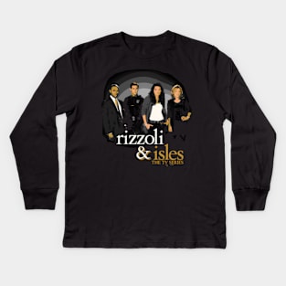 Rizzoli Isles Cast Kids Long Sleeve T-Shirt